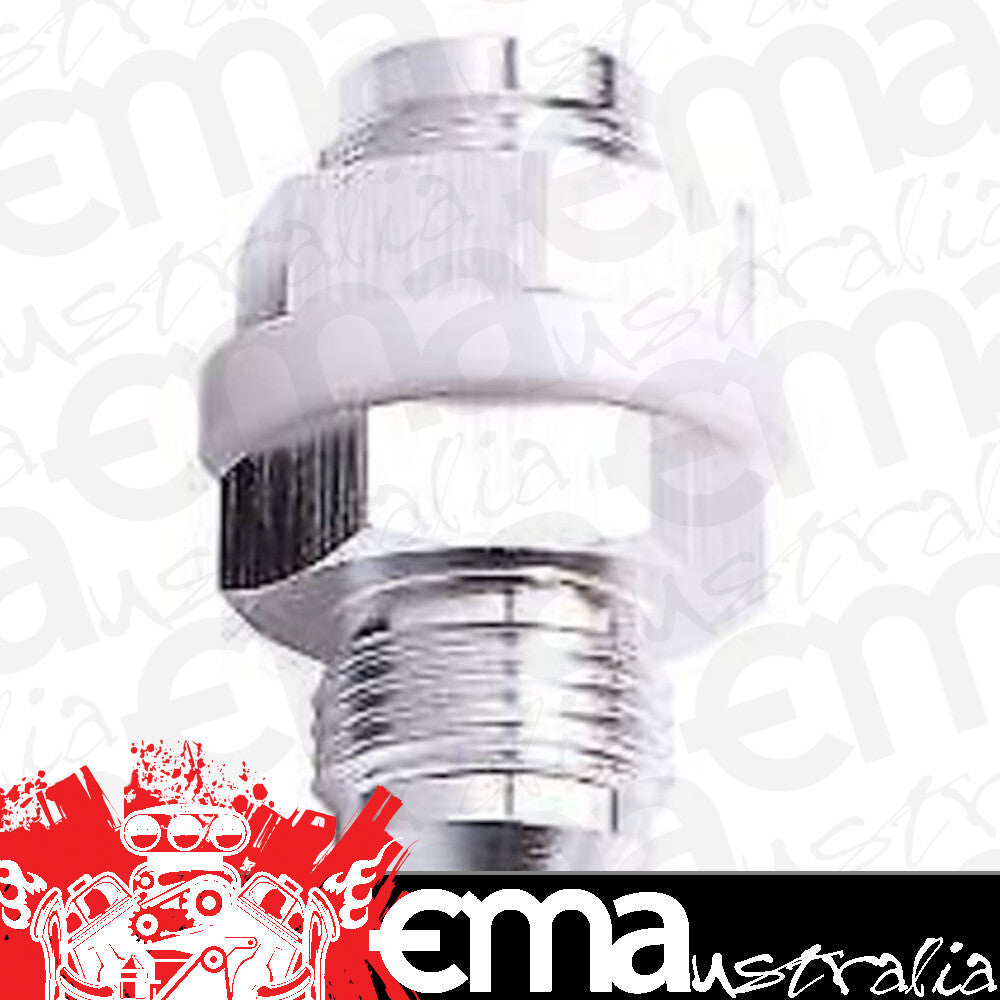 Aeroflow AF921-06S Fuel Cell Fitting -6AN Silver Fuel Cell Bulkhead Fitt