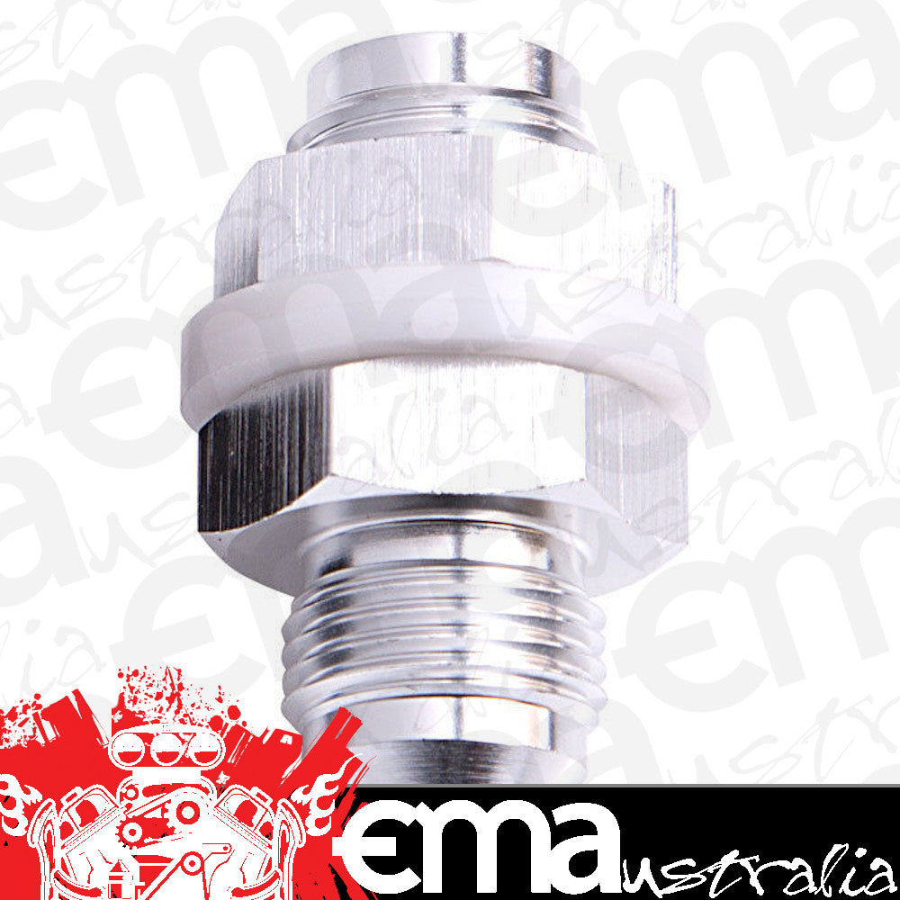 Aeroflow AF921-16S Fuel Cell Fitting -16AN Silver Fuel Cell Bulkhead Fitt