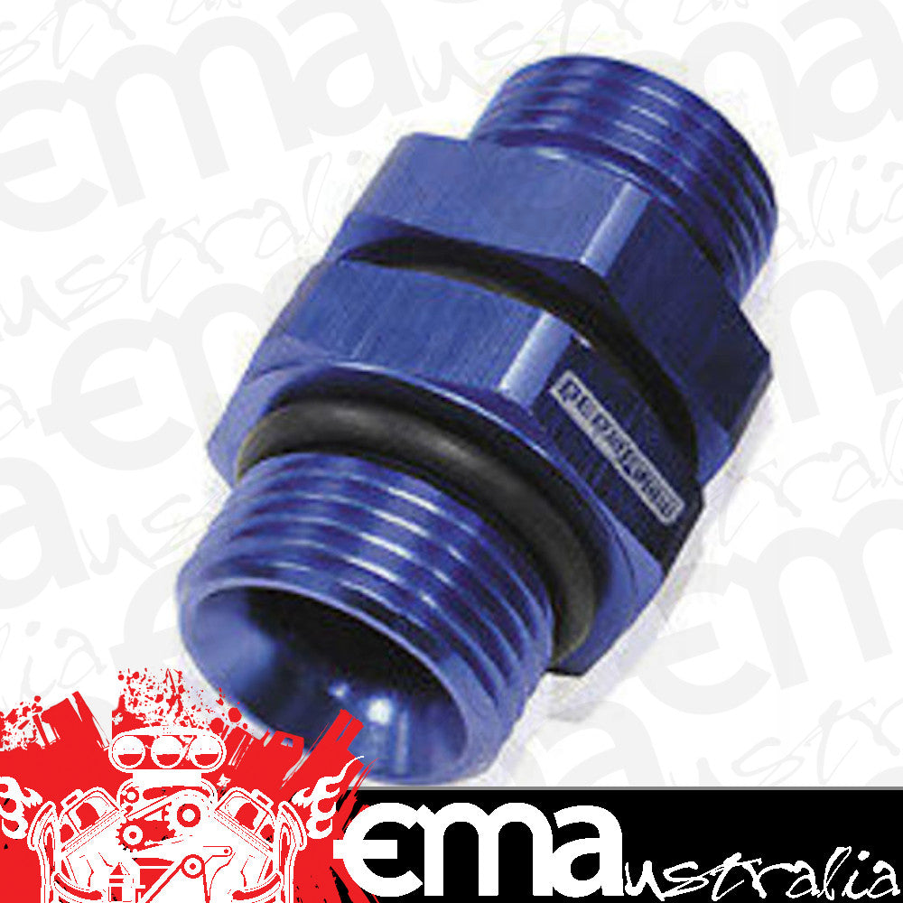 Aeroflow AF928-10-06 -10 ORB to 3/8" NPT Coupler Blue -10 ORB to 3/8"