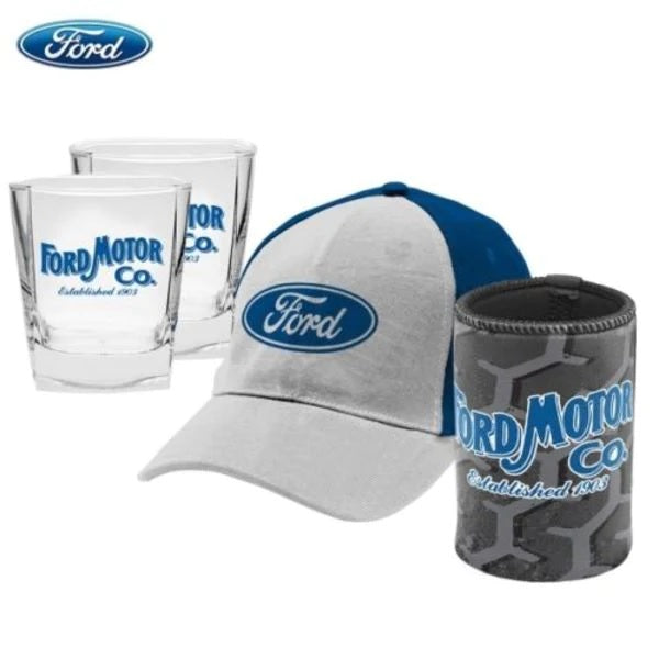 GIFTPACK-Ford GIFTPACK-Ford Ford Gift Pack - including Cap, 2 x Glasses and Stubby Cooler