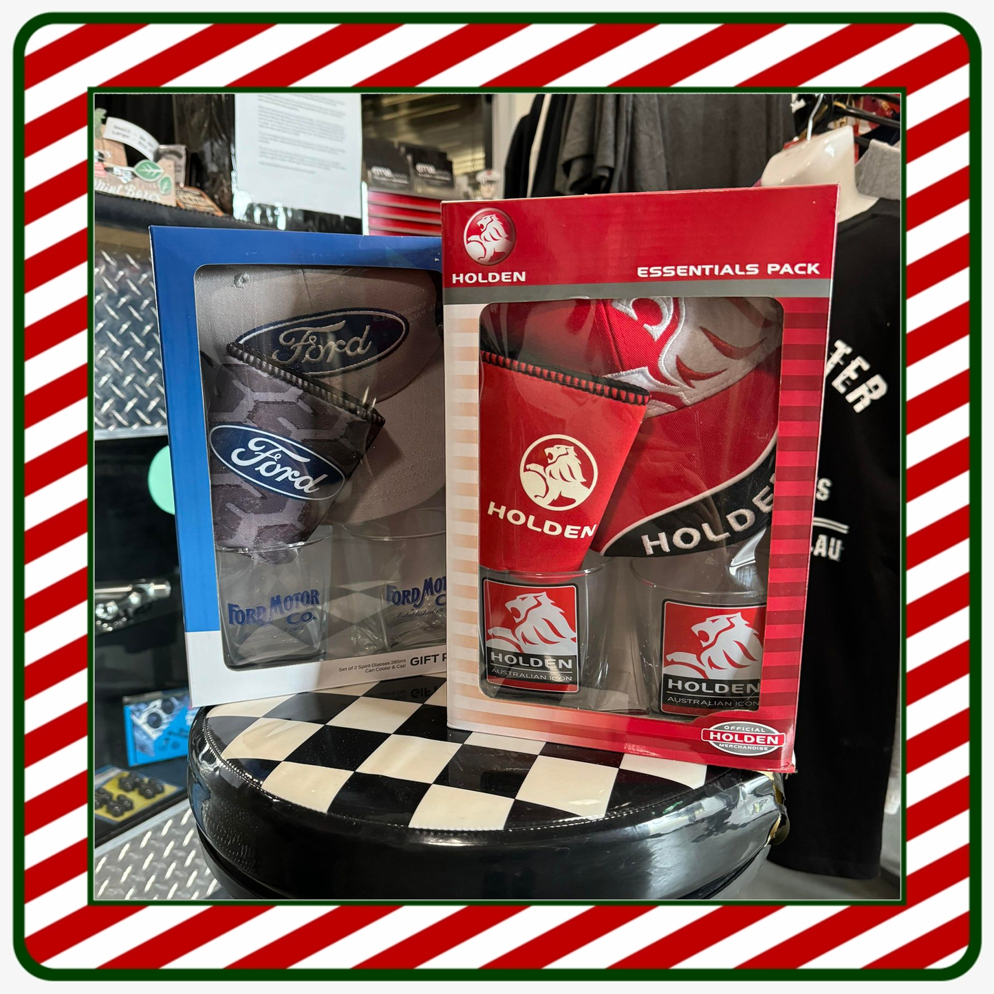 Holden Gift Pack - including Cap, 2 x Glasses and Stubby Cooler
