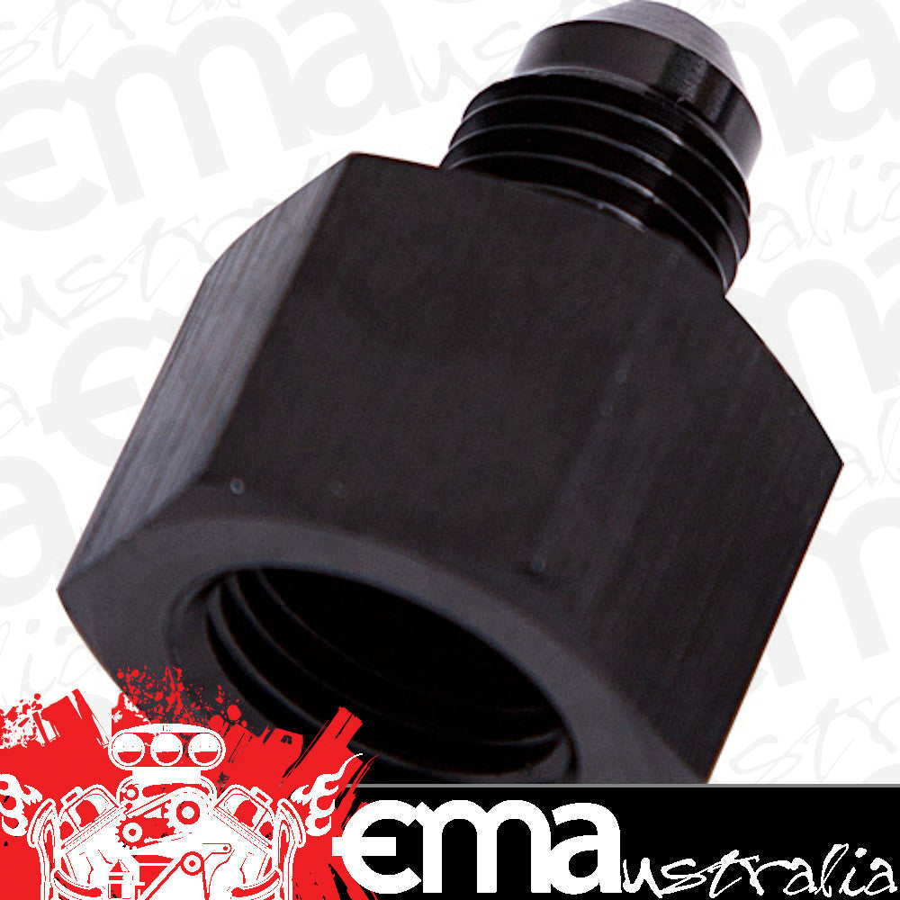 Aeroflow AF950-16-12BLK Female Reducer -16AN to -12AN Black Reducer Female to Male