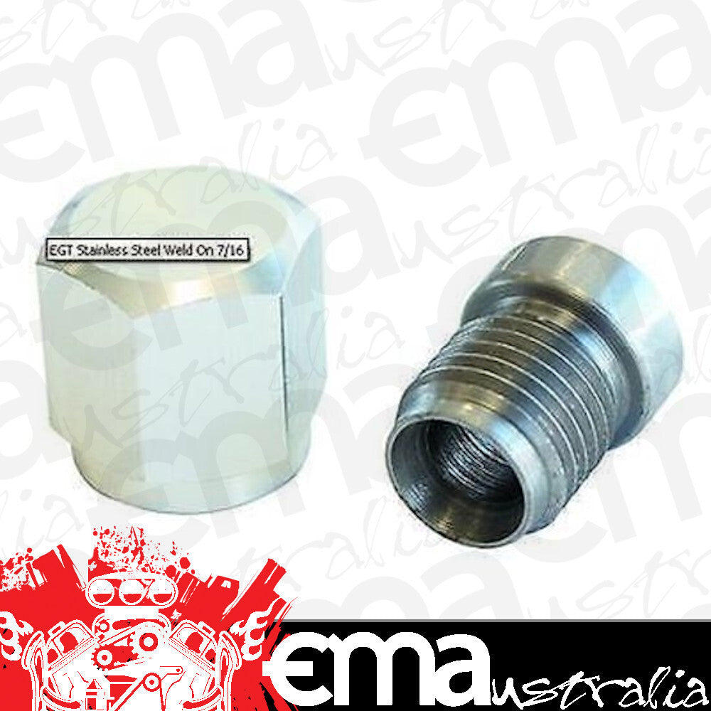 Aeroflow AF989-04SS Egt S/Steel Weld On 7/16-20 Thread Male K - Type 1/4"Probe