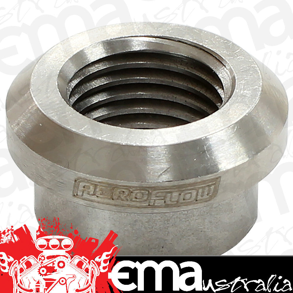 Aeroflow AF996-M14SS S/S Weld On Female M14 x 1.5 Metric Bung Stainless Steel