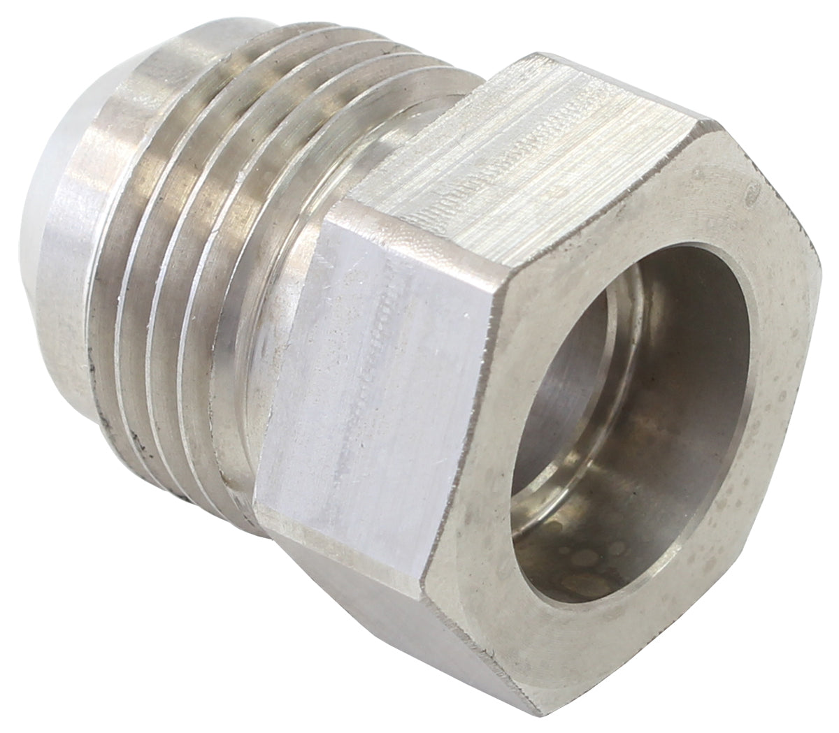Weld-On Stainless Steel Male Hex -10AN Fitting (Suits 5/8" Hardline)
