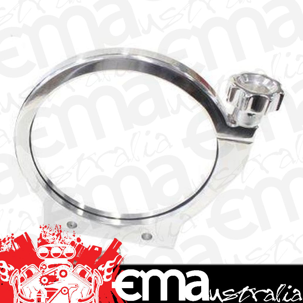 Aeroflow Performance Products AF6400-6200 Aeroflow Billet Bottle Mount 6.2"/157.48mm Polished