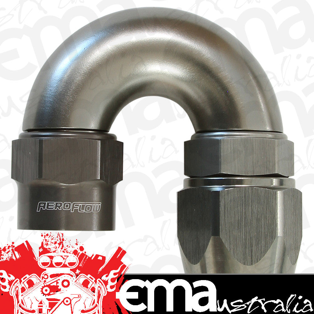 Aeroflow AF7856-12 -12AN 180 Degree Kryptalon Full Flow Big Bore 1 Piece