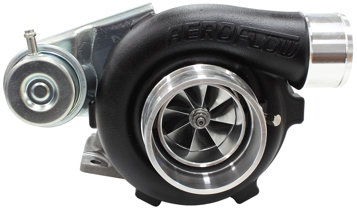 BOOSTED 5328 .64 Turbocharger 275-550HP Rating - Hi Temp Black Finish (Internal Wastegate, T28 Inlet Flange, 5-Bolt Exhaust Flange)
