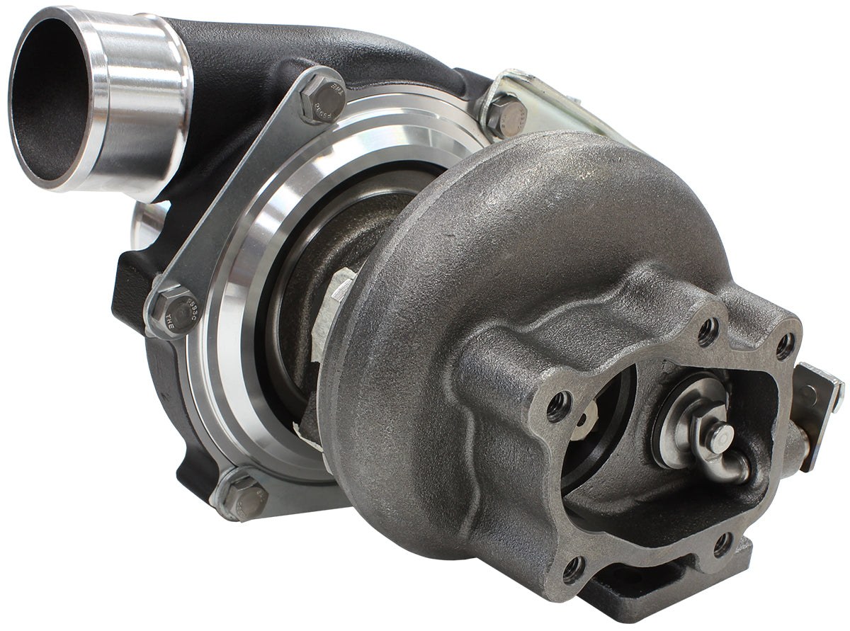 BOOSTED 5328 .86 Turbocharger 275-550HP Rating - Hi Temp Black Finish (Internal Wastegate, T28 Inlet Flange, 5-Bolt Exhaust Flange)