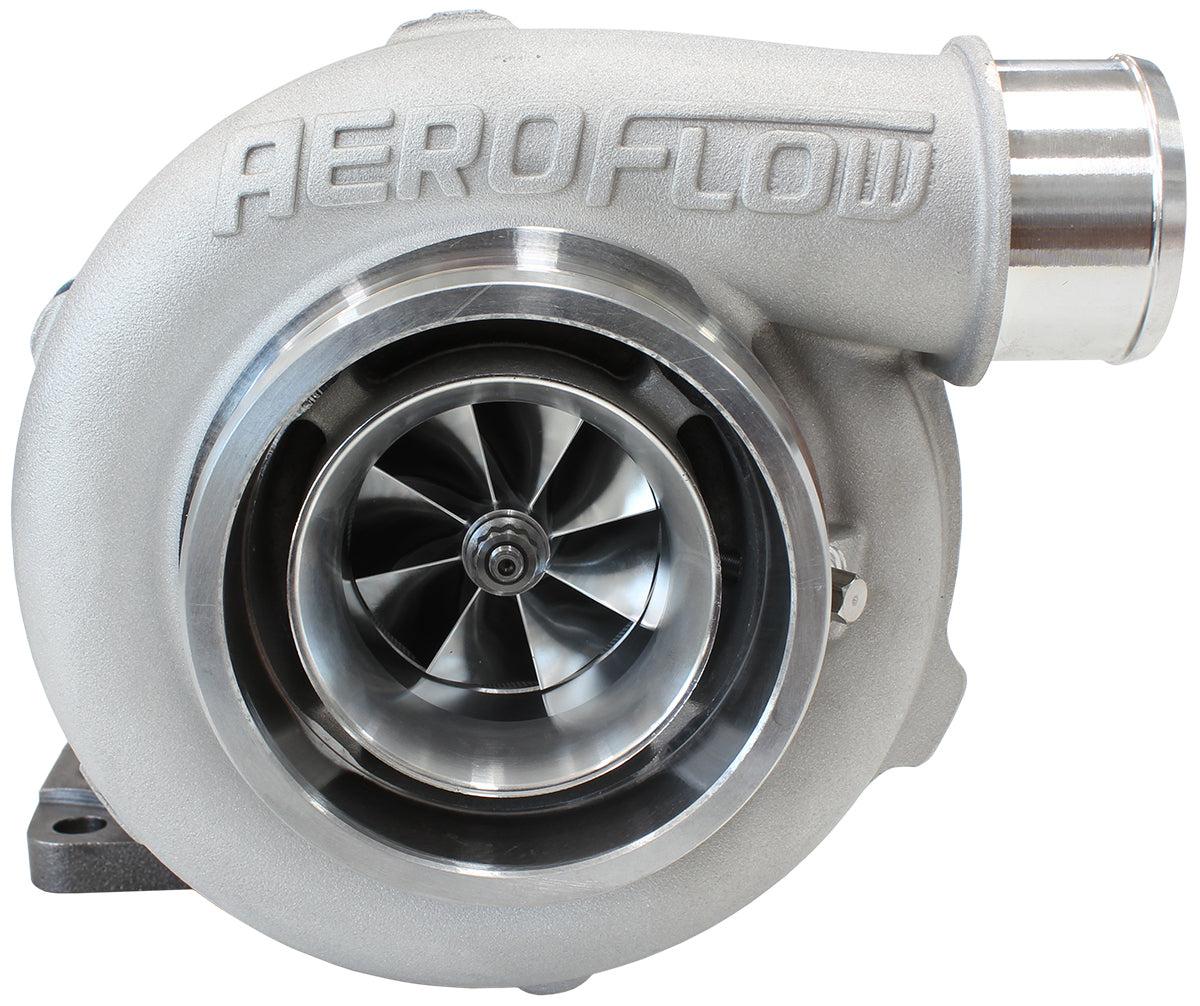 BOOSTED 5355 .82 Turbocharger 340-650HP Rating - Natural Cast Finish (External Wastegate, T3 Inlet Flange, V-Band Exhaust Flange)