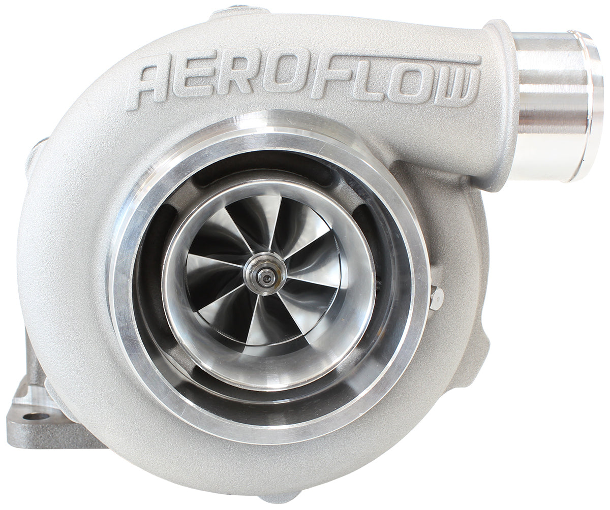BOOSTED 5355 1.06 Turbocharger 340-650HP Rating - Natural Cast Finish (External Wastegate, T3 Inlet Flange, V-Band Exhaust Flange)