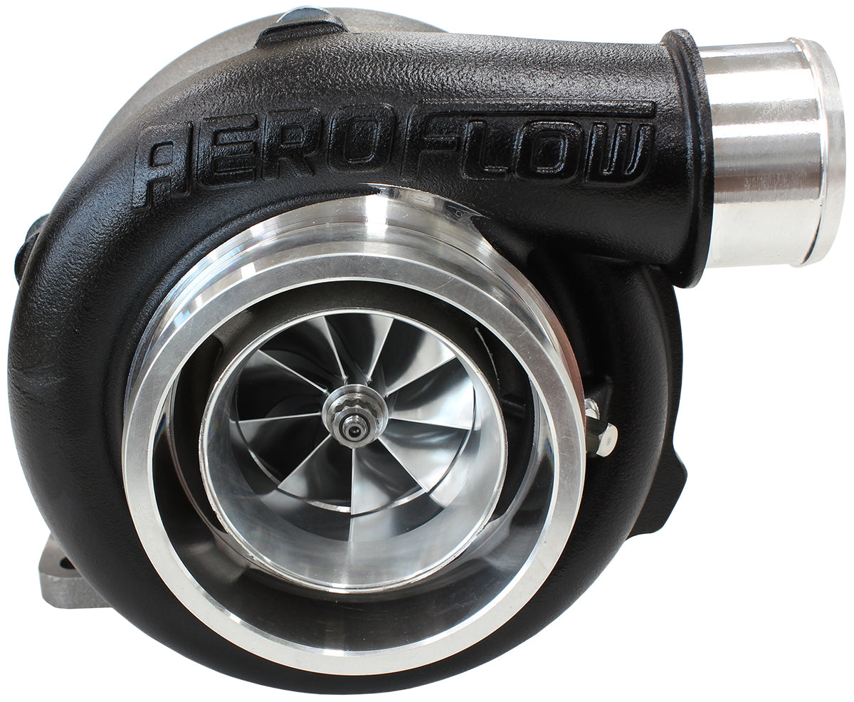 BOOSTED 5855 1.06 Turbocharger 400-750HP Rating - Hi Temp Black Finish (External Wastegate, T3 Inlet Flange, V-Band Exhaust Flange)