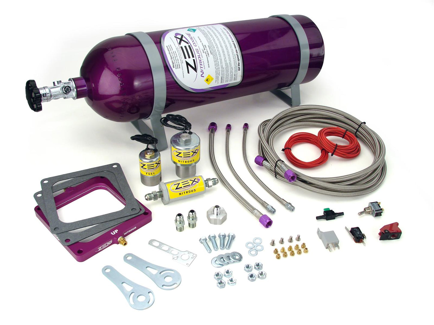 ZEX ZEX82310 Nitrous System 125- 450HP 4500 Flange-Race Plate 15Lb