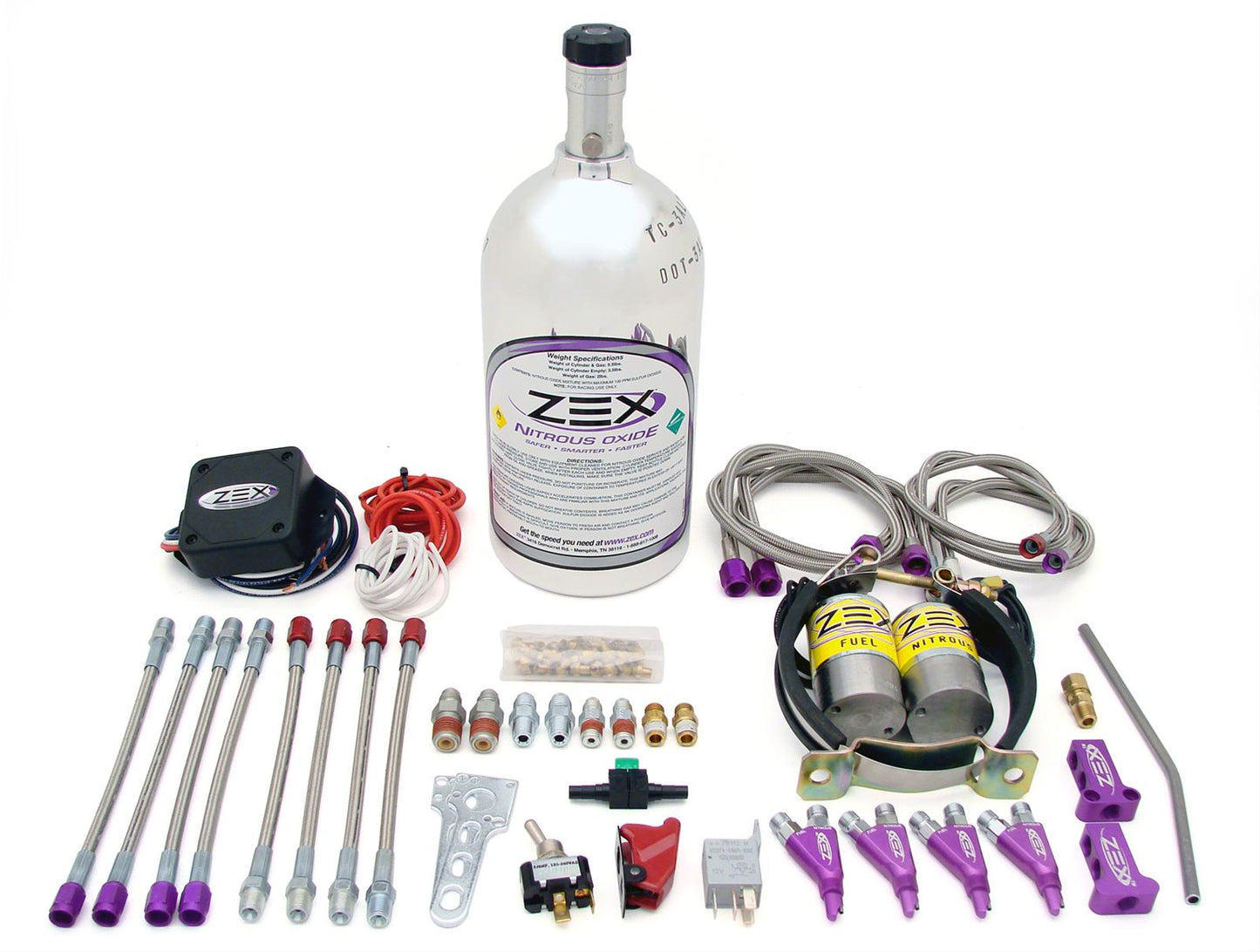 ZEX ZEX82381 Nit.Sys.Zex Dry Sport Bike EFI W/5# Bot
