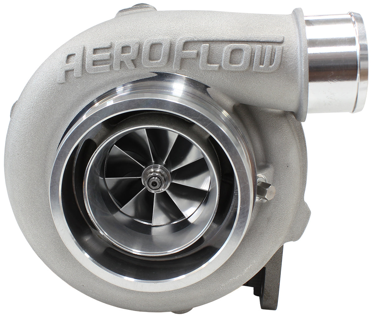 BOOSTED 5862 1.06 Turbocharger 400-750HP Rating - Natural Cast Finish (External Wastegate, T3 Inlet Flange, V-Band Exhaust Flange)