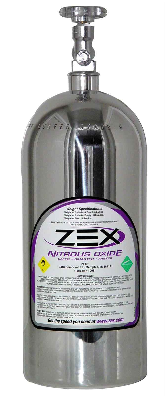 ZEX ZEX82100P Bottle Kit Maximizer P/Bottle W/Valve