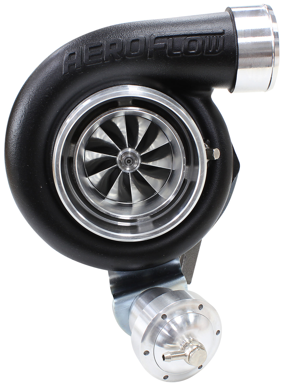 BOOSTED 6662 1.06 XR6 Turbocharger 425-825HP Rating - Hi Temp Balck Finish (Internal Wastegate, T3 Inlet Flange, XR6 5-Bolt Exhaust Flange)