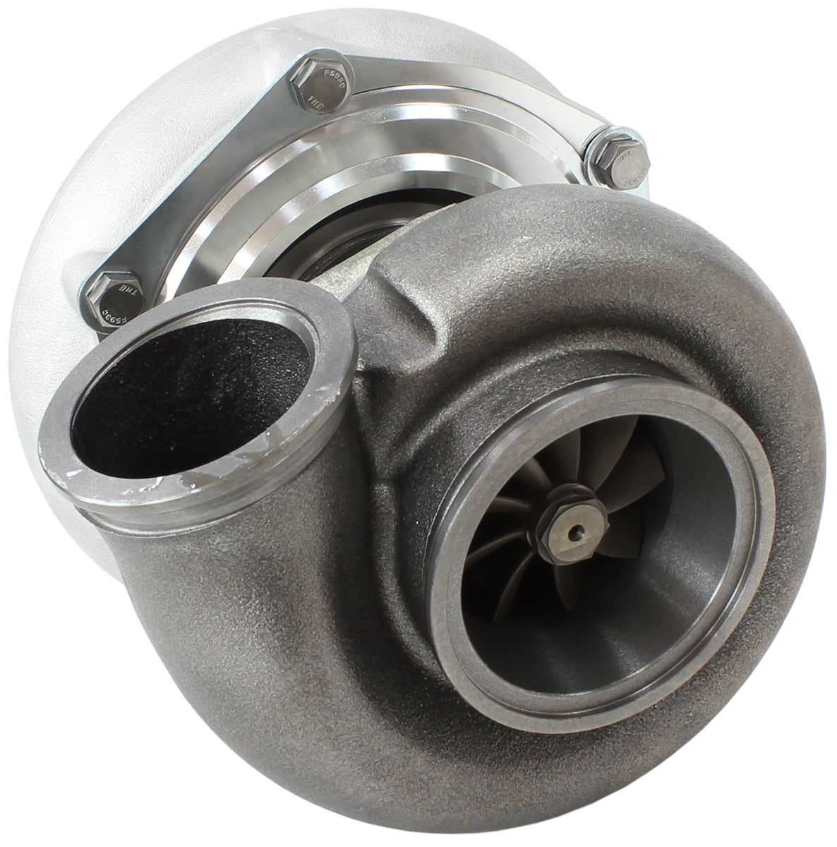 BOOSTED 6762 1.21 Turbocharger 550-1000HP Rating - Natural Cast Finish (External Wastegate, V-Band Inlet & Exhaust Flanges)
