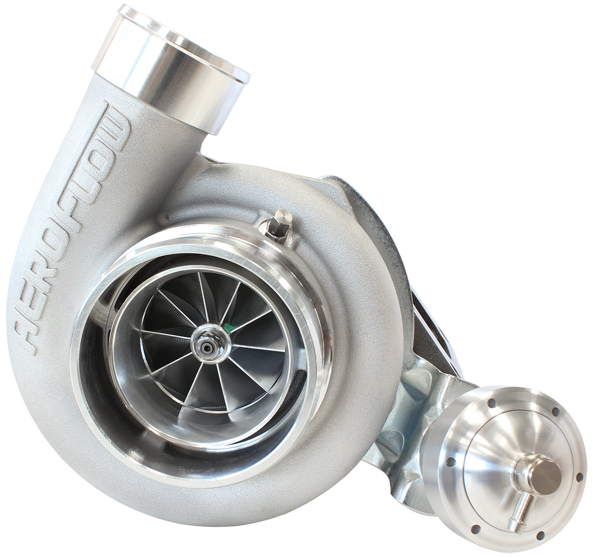 BOOSTED 6762 XR6 1.06 Turbocharger 900HP, Natural Cast Finish (Internal Wastegate, T3 Inlet Flange, FG XR6 5-Bolt Exhaust Flange)
