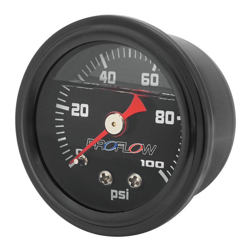 PFEFG-100LFBK-2 PFEFG-100LFBK-2 Proflow Fuel Pressure Gauge 0-100 PSI Black 40mm