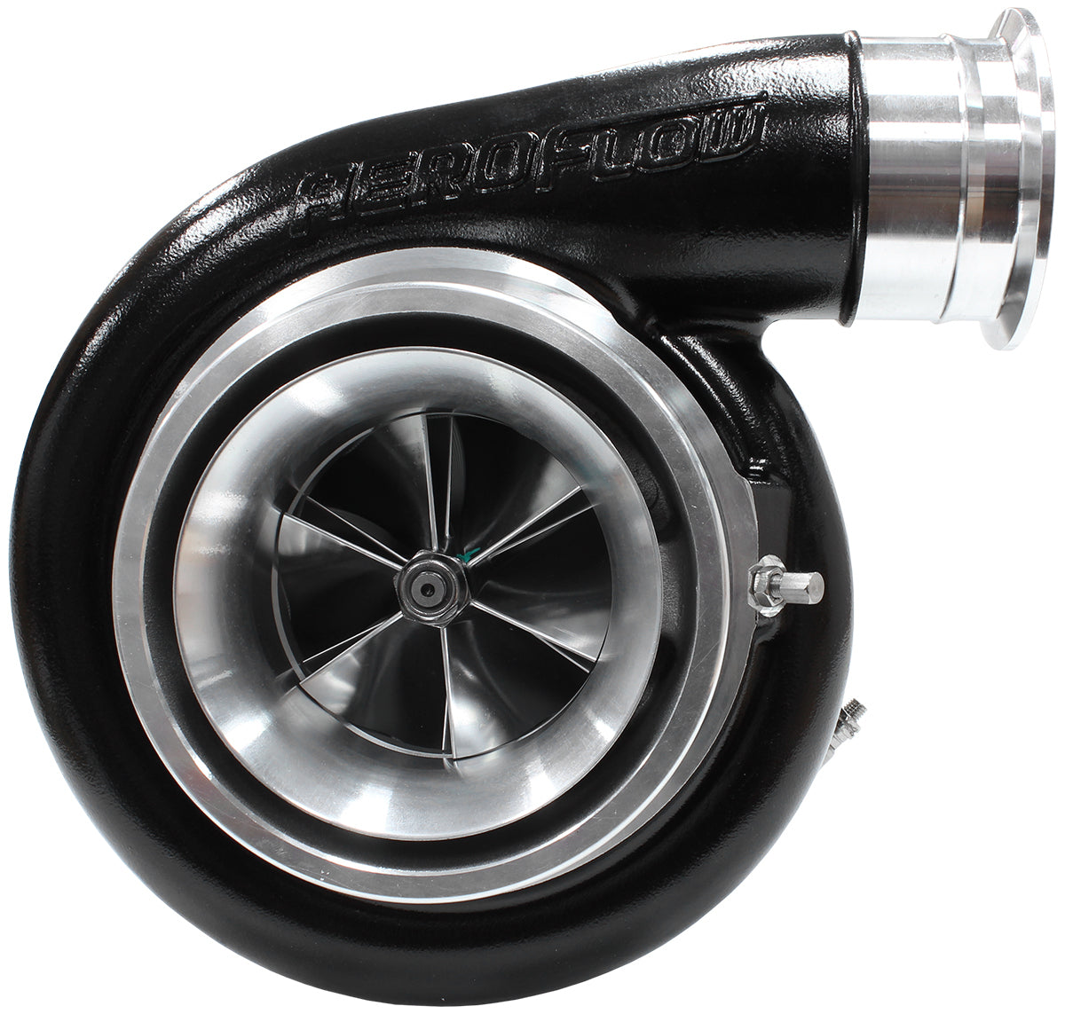 Aeroflow AF8005-4001BLK BOOSTED 8888 1.25 T4 TWINENTRYV-BAND OUTLET BW S475 NATURAL