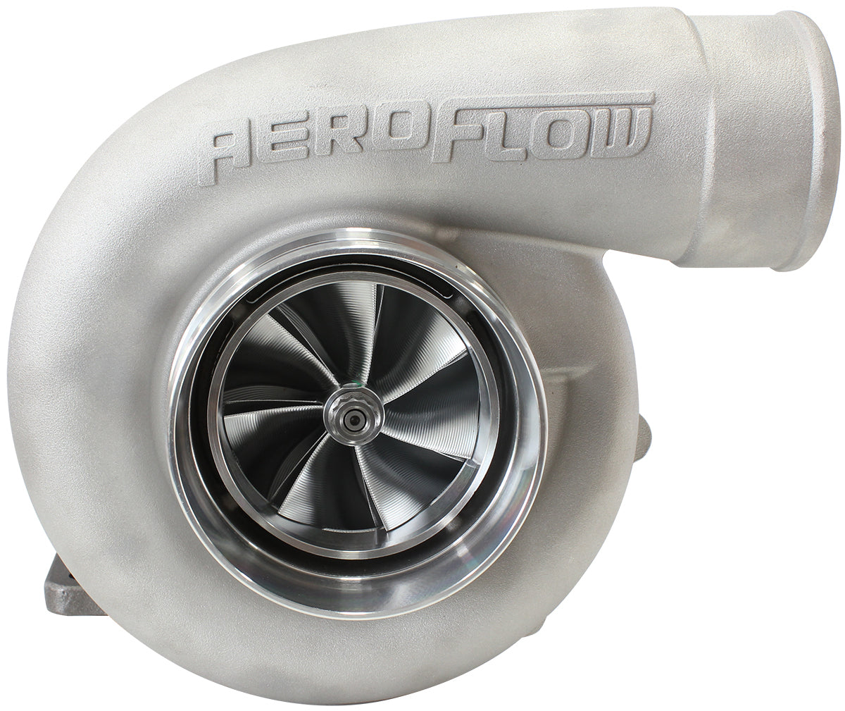BOOSTED 7875 T4 1.25 Turbocharger 950HP, Natural Cast Finish (External Wastegate, T4 Inlet Flange, V-Band Exhaust Flange)