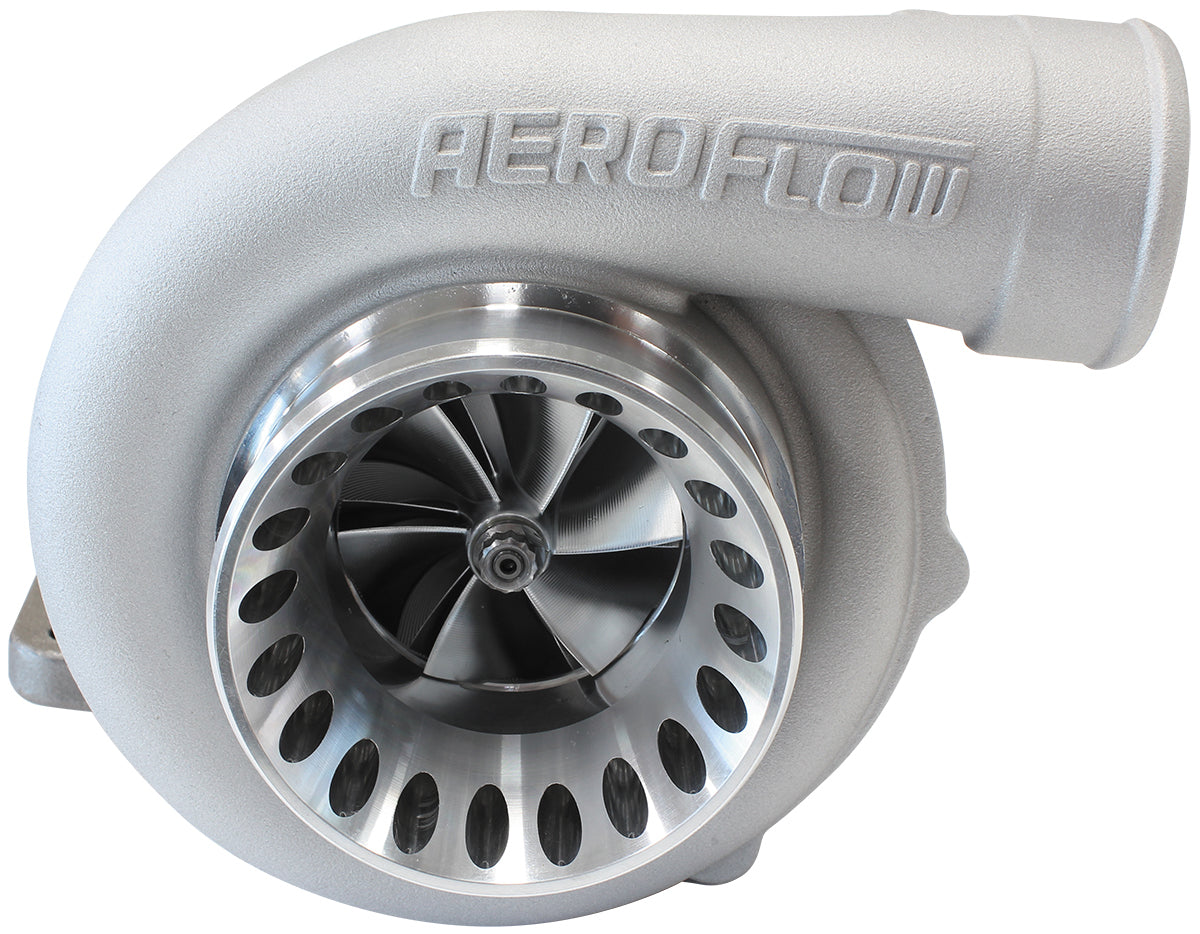 BOOSTED 6766 .96 Turbocharger 460-850HP Rating - Natural Cast Finish (External Wastegate, T4 Inlet Flange, V-Band Exhaust Flange)