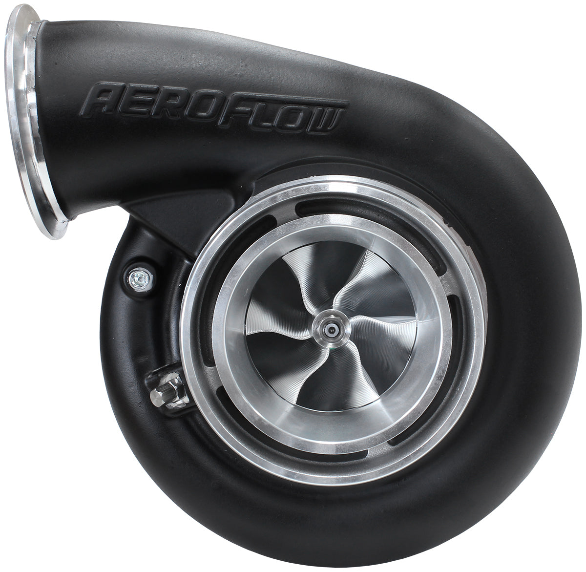 Aeroflow AF8006-4022BLK BOOSTED B7875 .96 T4 V-BAND OUTLET GEN 3 BLACK