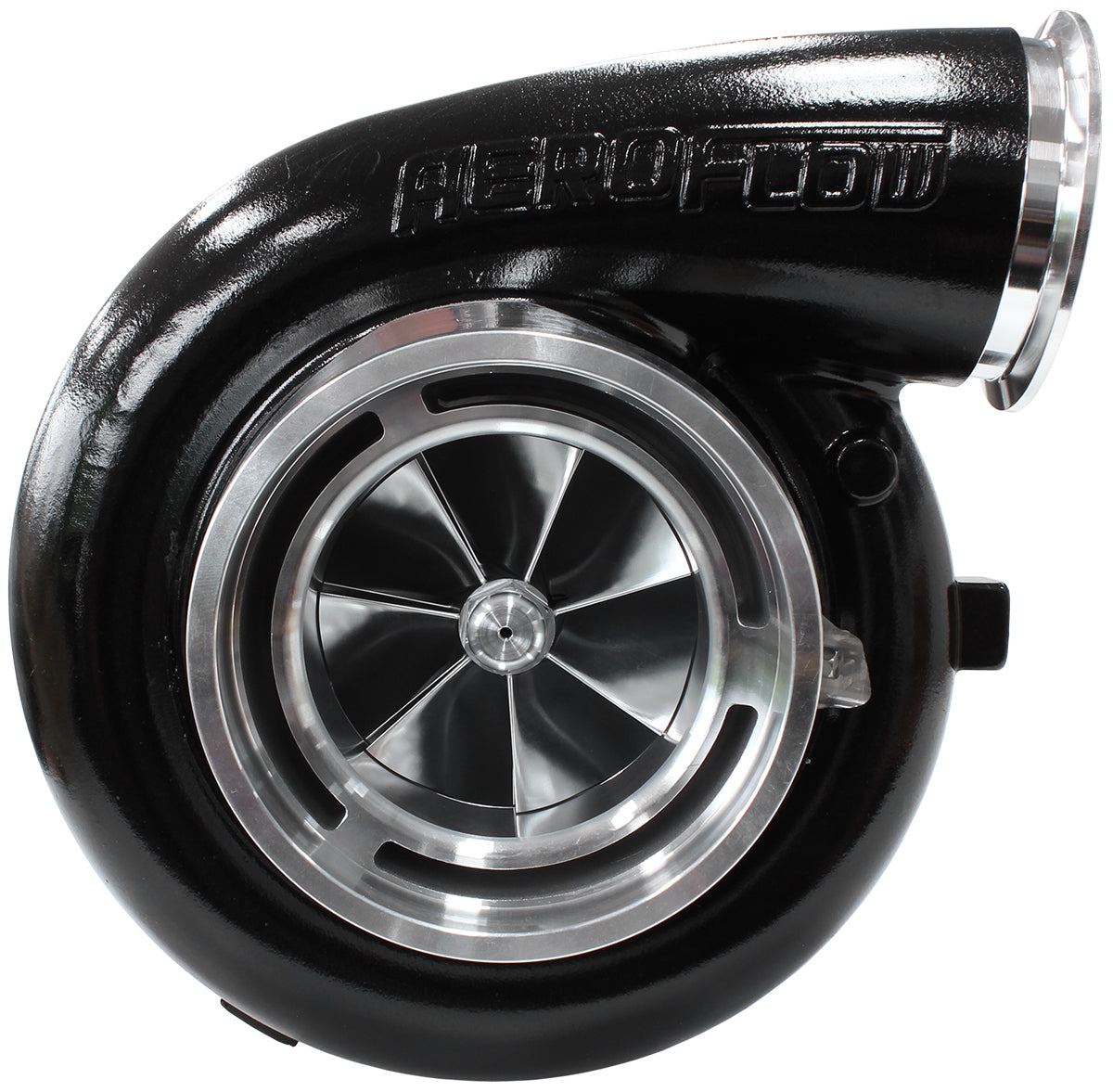 Aeroflow AF8006-6013BLK BOOSTED 106102 1.24 A/R T6 VBAND OUTLET GTX5544 BLACK