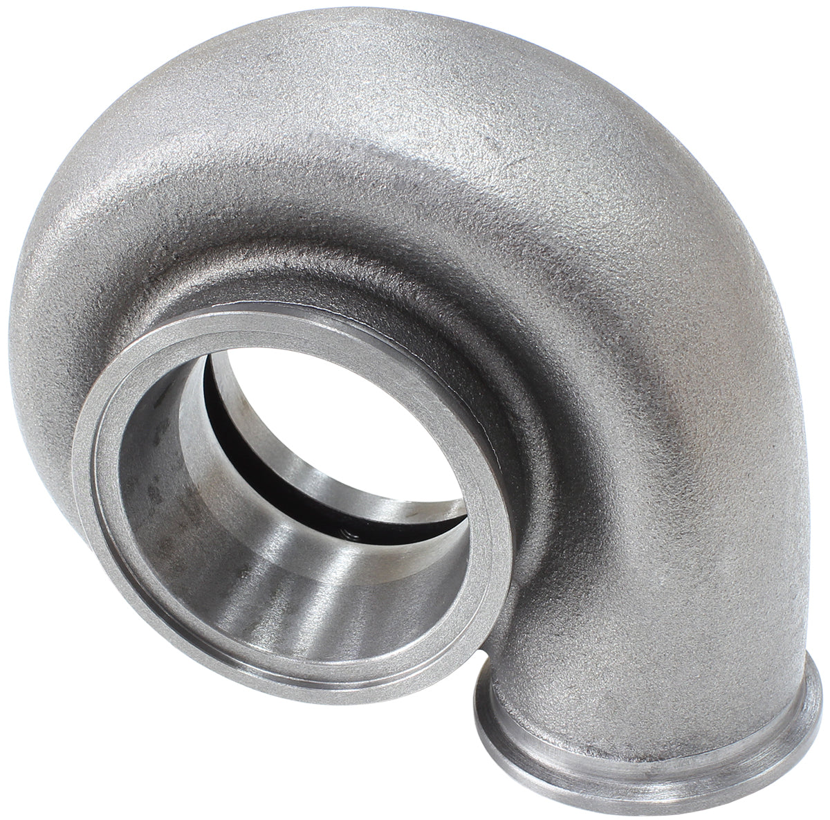 Turbo Exhaust Housing (Suit All Aeroflow 62.3mm Exhaust Turbine Wheel With V-Band Mount, 1.01 A/R, Cast Iron)