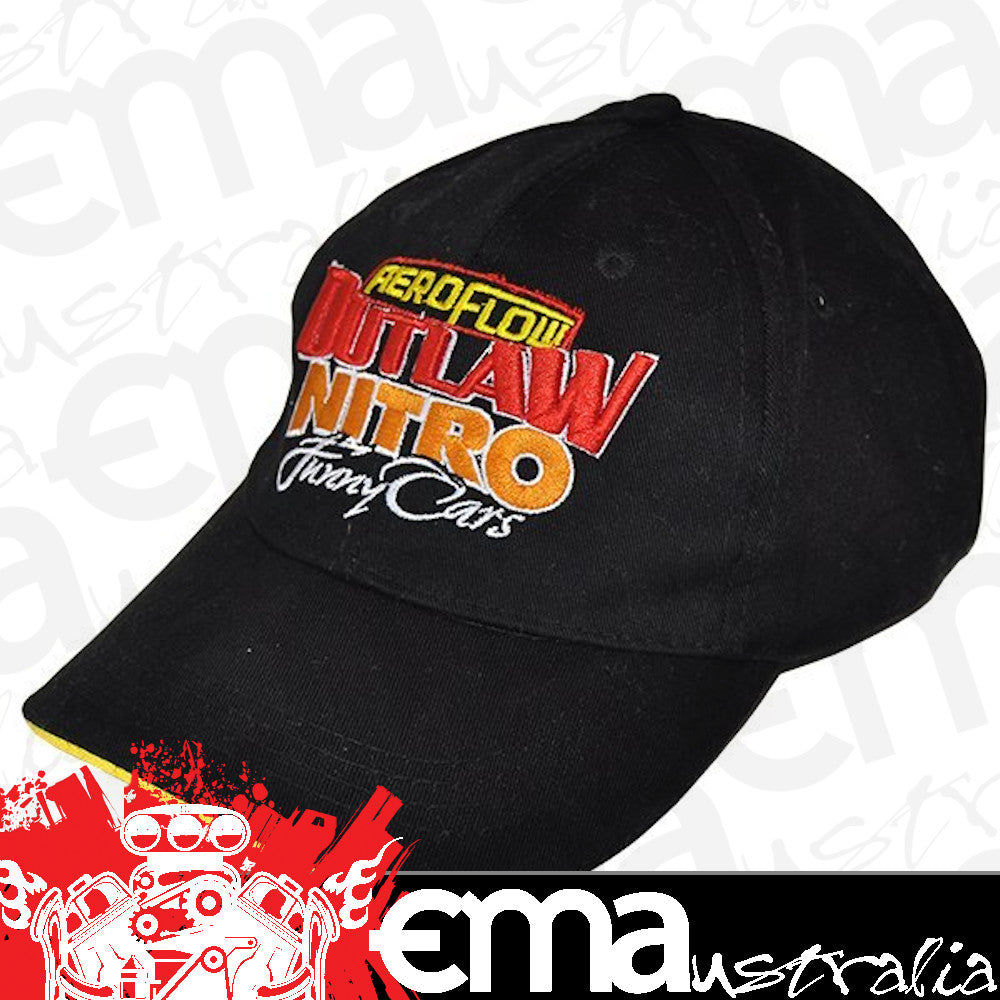 Aeroflow Outlaw Funny Car Black Cap (Adjustable fit) (AF-ONFCCAP)