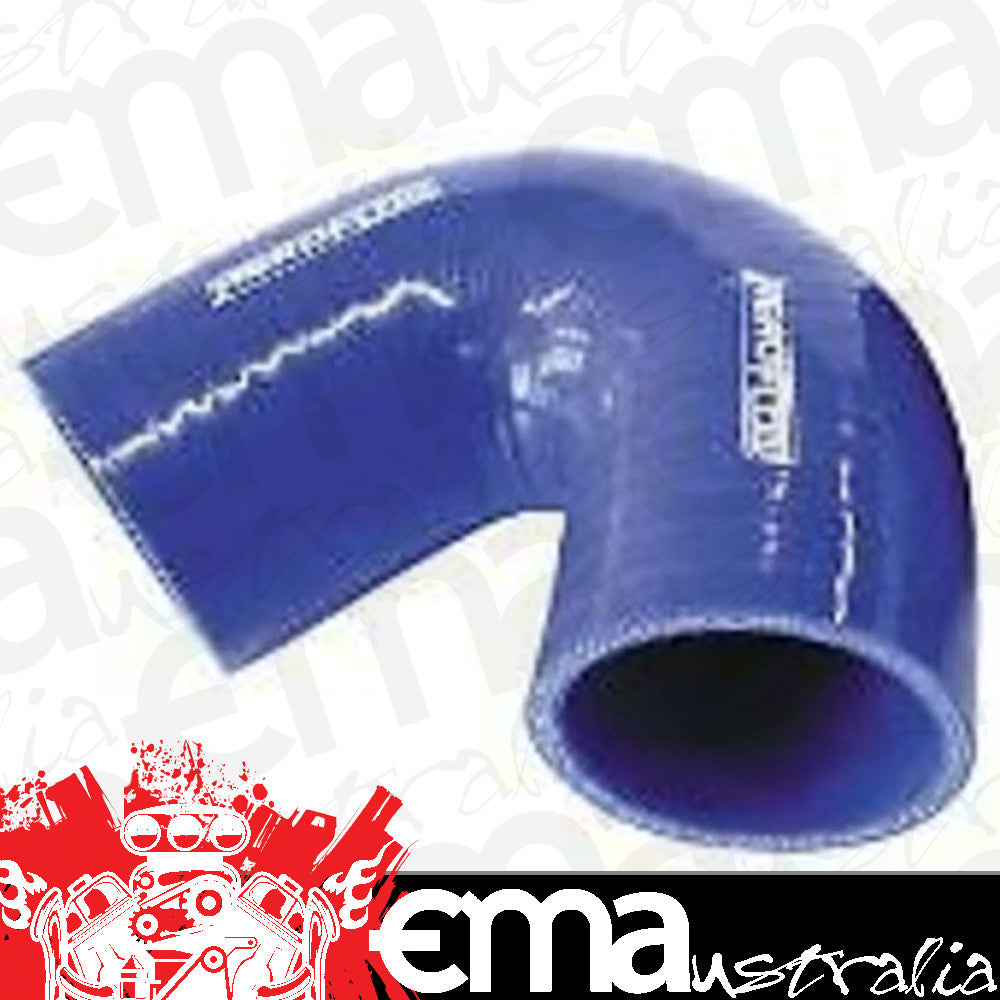 Aeroflow Performance Products AF9005-250 Silicone Hose 135 Deg; Blue I.D 2.50" 63mm Wall 5.3mm 100mm Leg AF9005-250