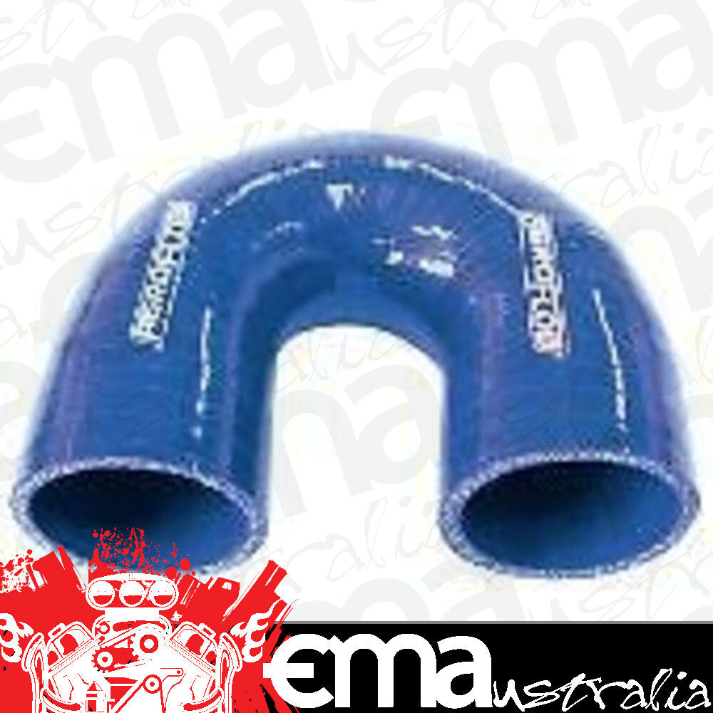 Aeroflow Performance Products AF9006-150 Silicone Hose 180 Deg; Blue I.D 1.50" 38mm Wall 4.5mm 100mm Leg AF9006-150