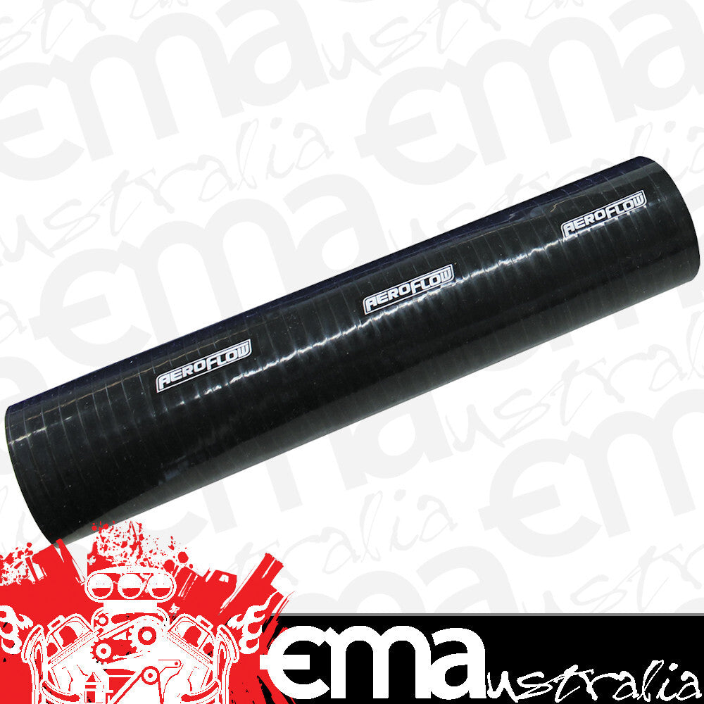 Aeroflow AF9201-150M Silicone Hose Str Black I.D 1.50" 38mm Wall 4.5mm 300mm Long AF9201-150M
