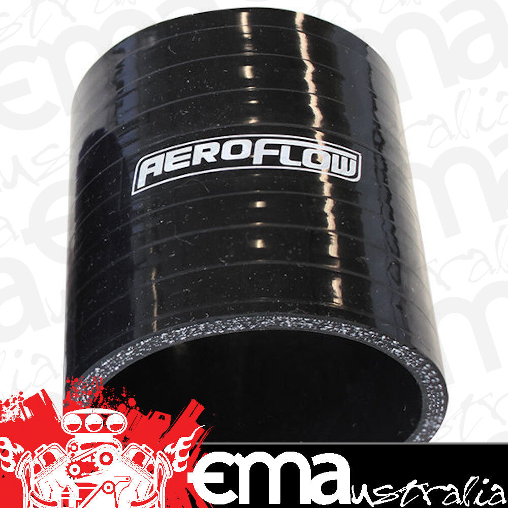 Aeroflow AF9201-500 Silicone Hose Str Black I.D 5.00" 127mm Wall 5.3mm 76mm Long AF9201-500