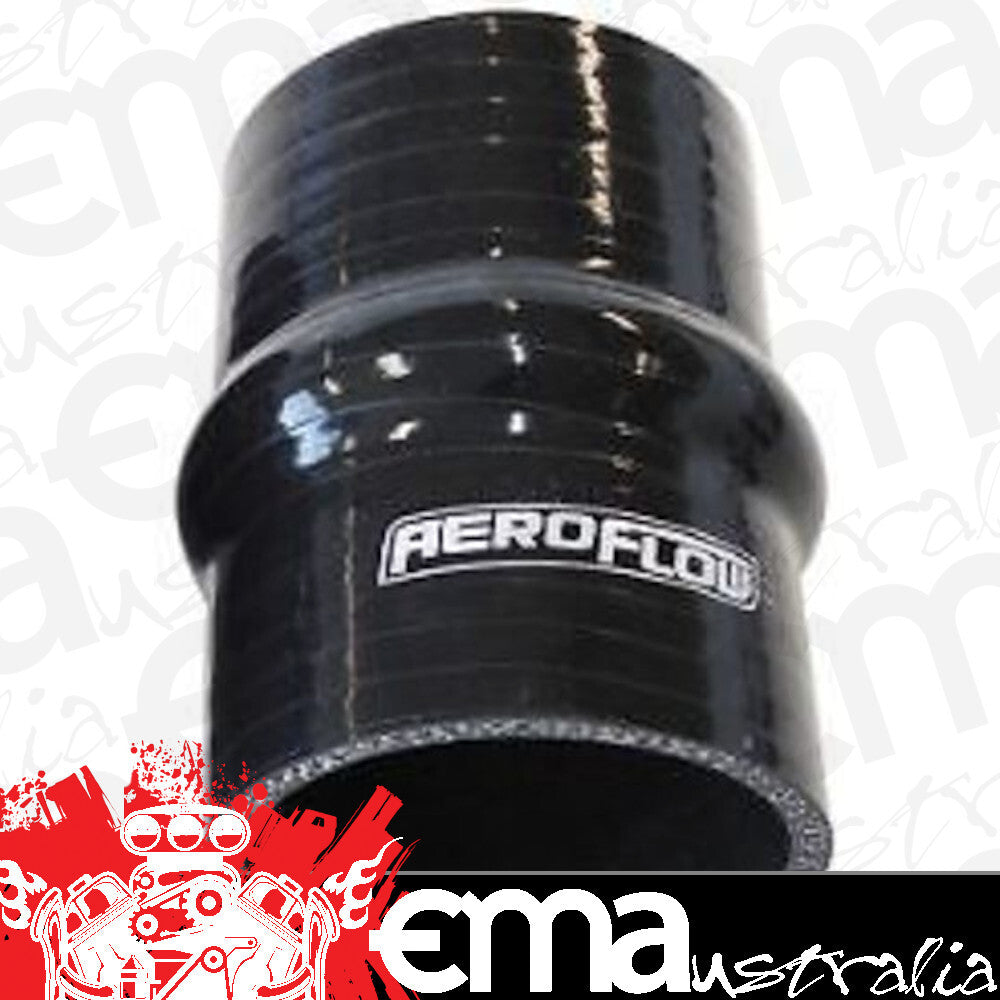 Aeroflow AF9211-225 Silicone Hump Hose Str Black I.D 2.25" 57mm Wall 5.3mm 100mm Long AF9211-225