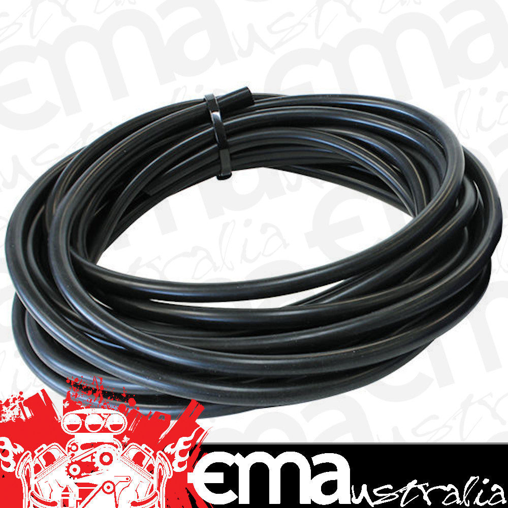 Aeroflow Performance Products AF9231-031-25 Silicone Vacuum Hose Black I.D5/16" 8mm Wall 3mm 25 Foot 7.6M Roll AF9231-031-25