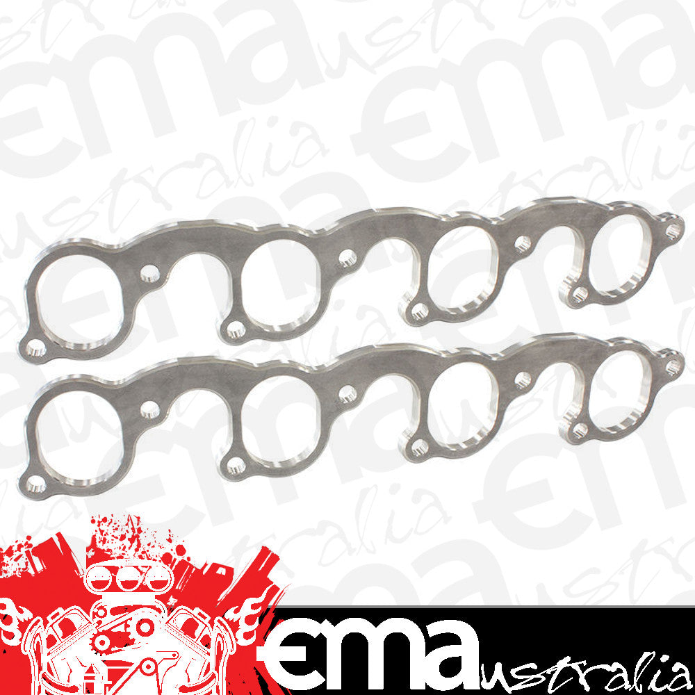 Aeroflow AF9551-1009 Ford 302-351C Header Flanges 2" Oval Port Edelbrock Heads