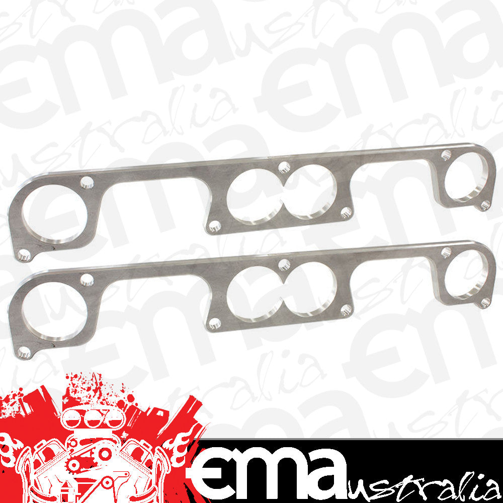 Chevy small block Gen I 262-400ci V8 SBC Spread Port Header Flanges2" Round Port Some Non-Spread Aeroflow Performance Products AF9551-1010