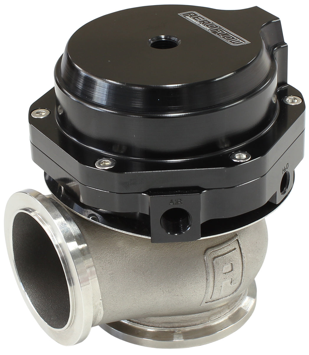 Aeroflow AF9552-1001 44mm External Wastegate - Black (14 PSI (1 Bar))