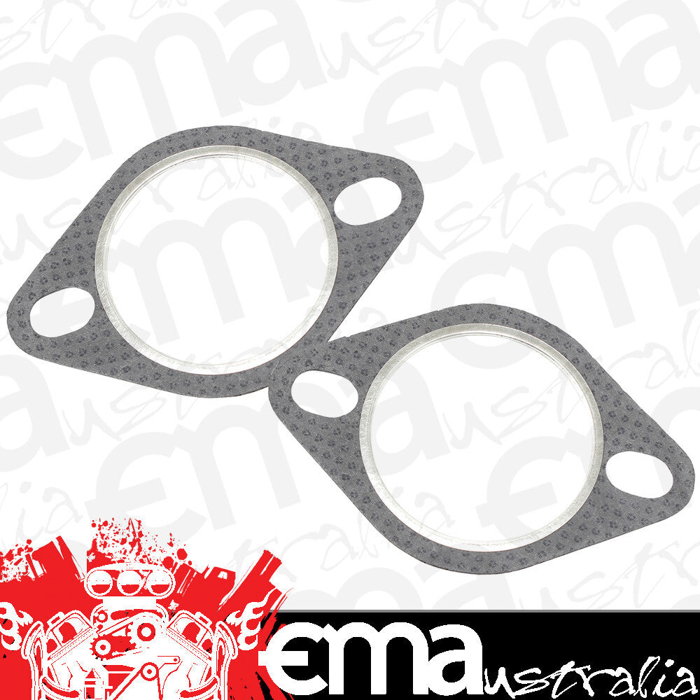 Aeroflow AF9553-2500 2.5" 2 Bolt Flange Exhaust Gasket (Pair) Suit AF9551-0009
