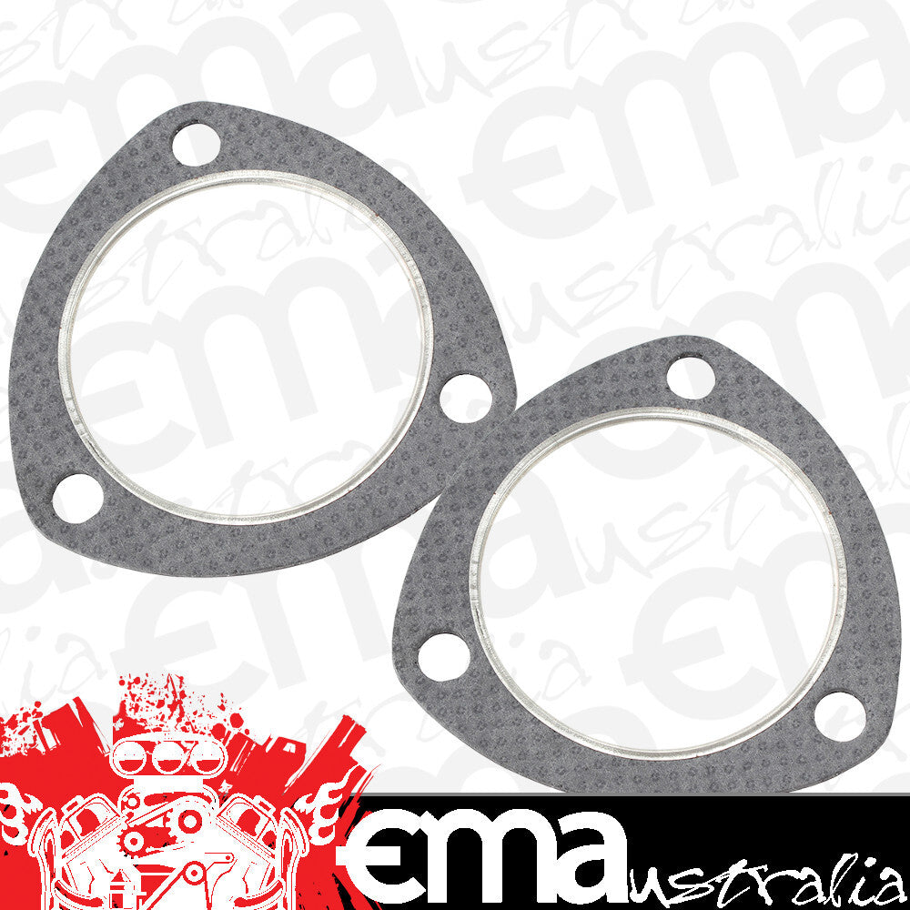 Aeroflow AF9554-3000 3" 3 Bolt Gasket Set (Pair) Gaskets Use with AF9551-0012