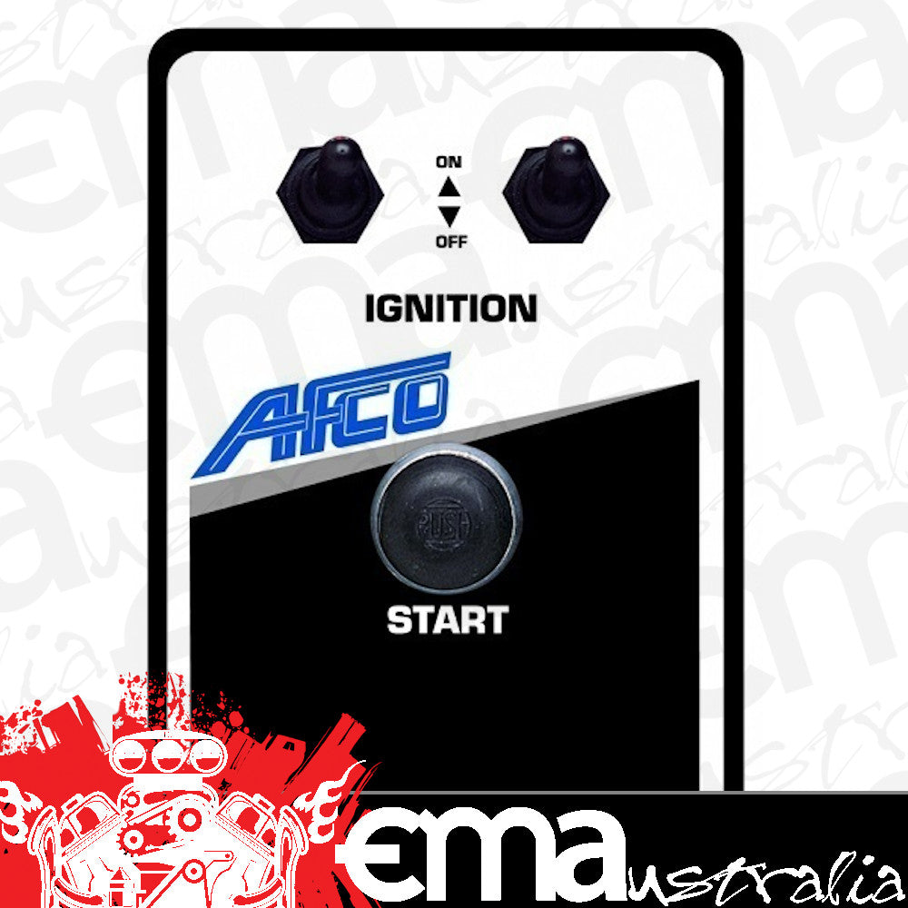 AFCO AFC85032B Switch Panel Ignition Switch/Accessory Switch/Starter Button 4-1/8''x5-7/8''