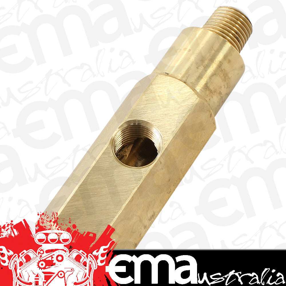 Aeroflow AFGA-34 Oil Pressur Gauge M10 x 1.0 M10 x 1.0 Inline 1/8" NPT Side