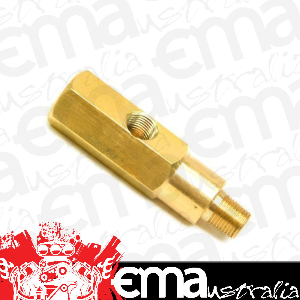 Aeroflow Performance Products AFGA-35 Oil Pressur Gauge M14 x 1.5 M14 x 1.5 Inline 1/8" NPT Side