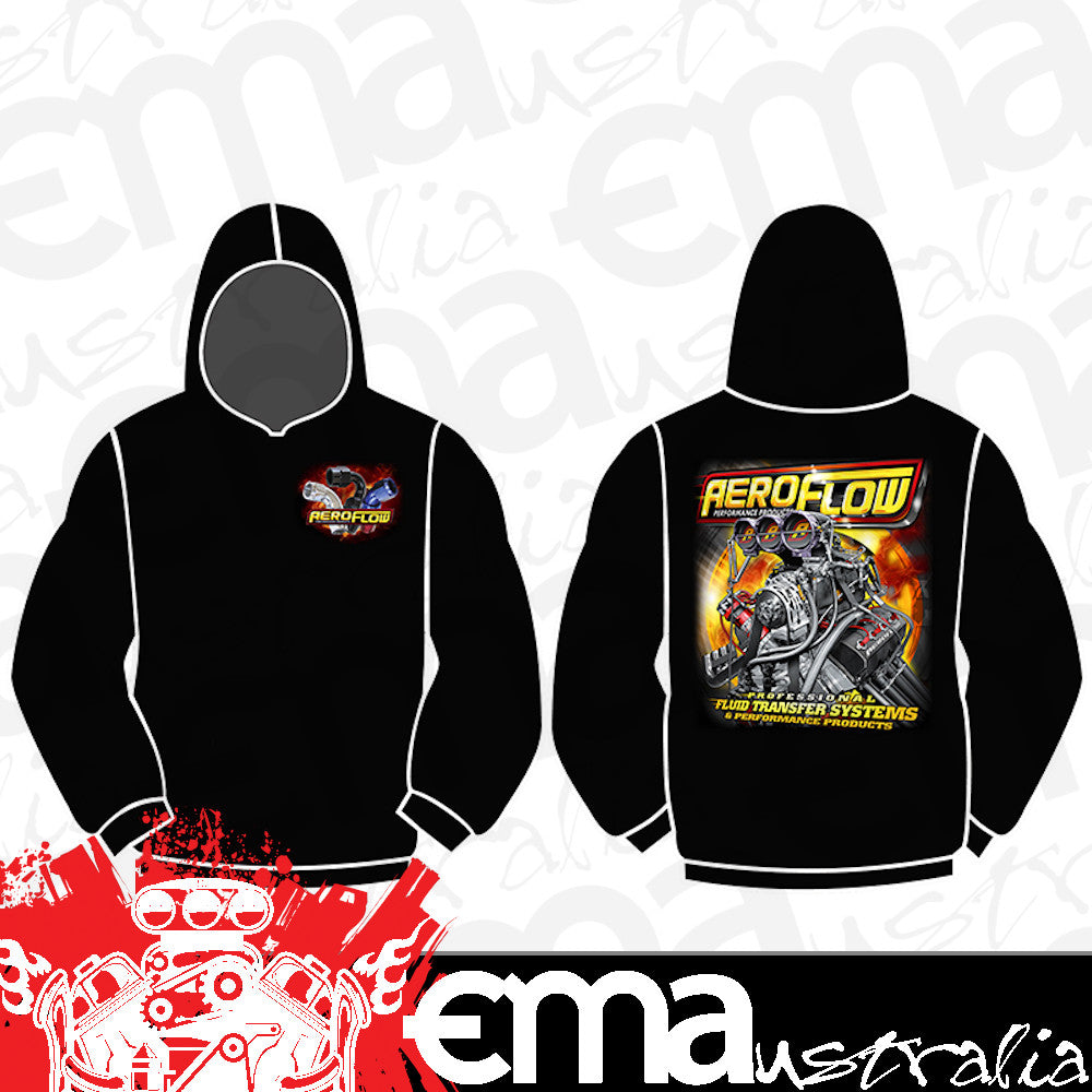 Aeroflow 'Nitro Hemi' Black Hoody (XXX-Large) (AFNITRO2HOOD-3XL)