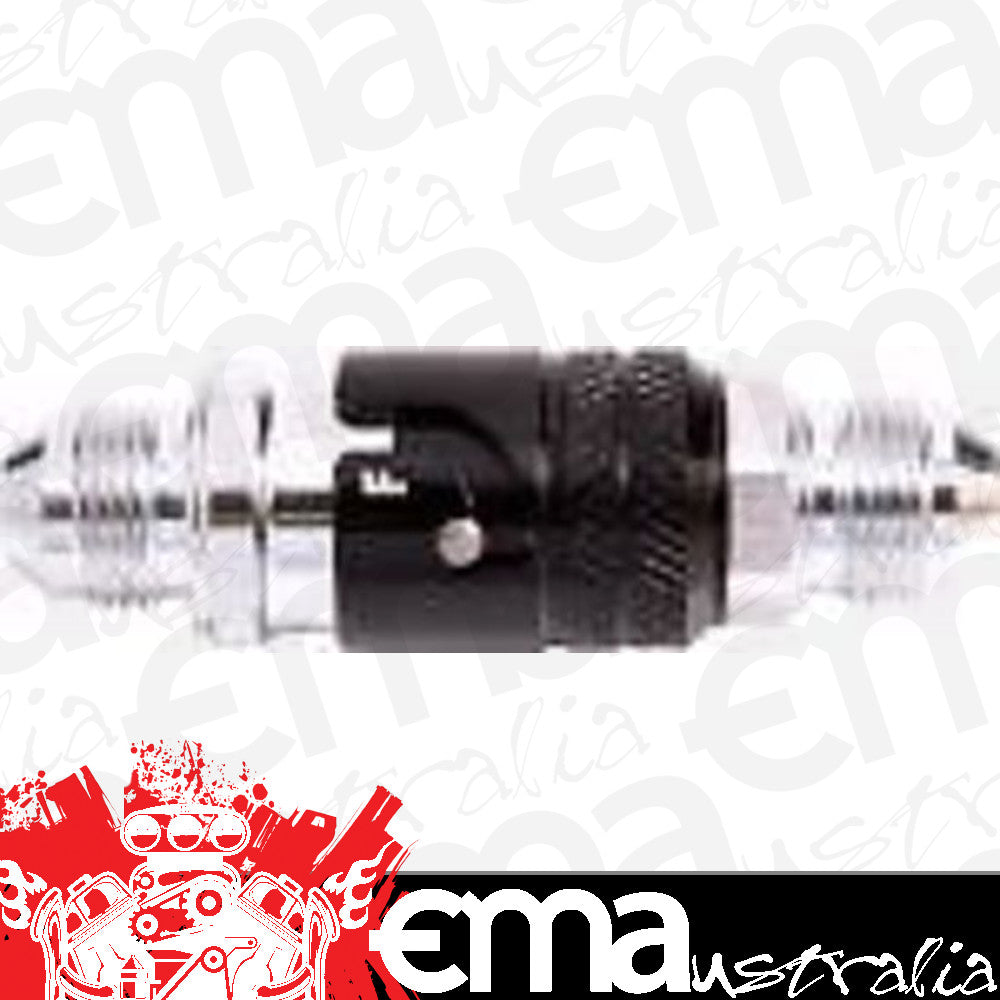 Aeroflow AFQR101-06 Quick Relase -6 Viton Seal Black Aluminum