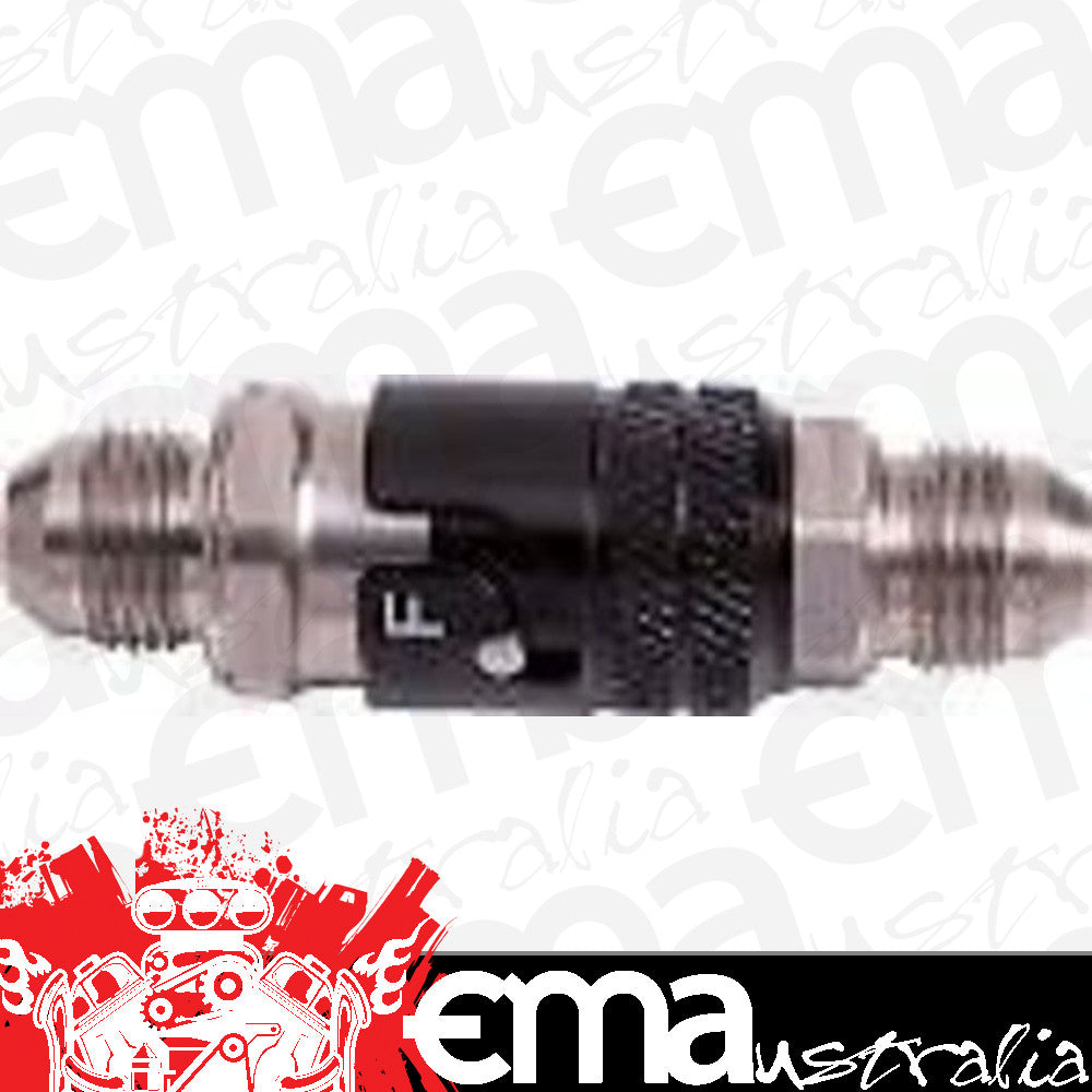 Aeroflow AFQR102-06 Quick Release -6 Viton Seal Black Titanium