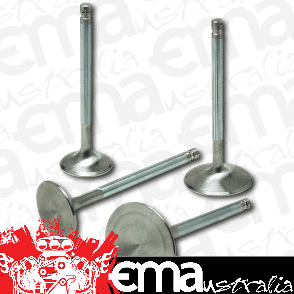 Chev Small Block V8 Air Flow Research 8mm Stainless Steel Exhaust Valves Chev/Ford SB 1.6" Head 5.024" Long (each) AFR - Air Flow Research AFR7254