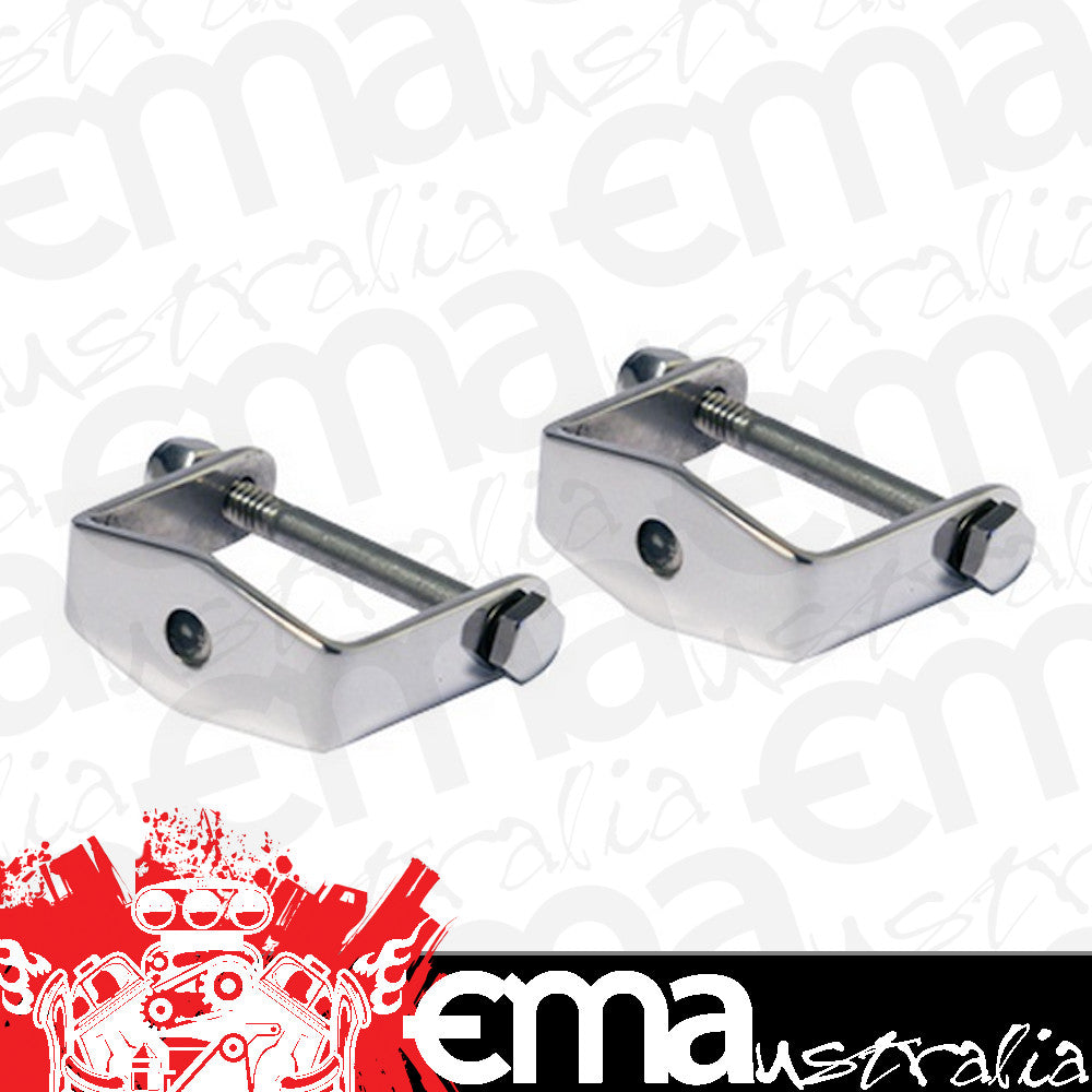 American Hot Rod Parts AHRP60616 Stamped S/S Front Spring Clamps Pr